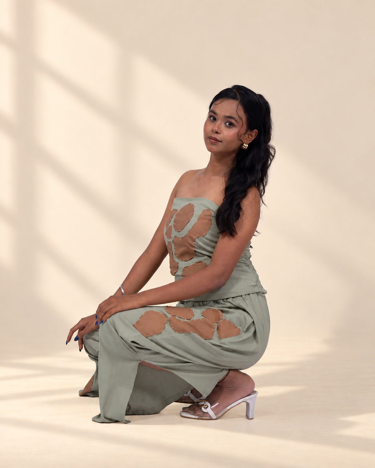 Two pice denim co-ord set