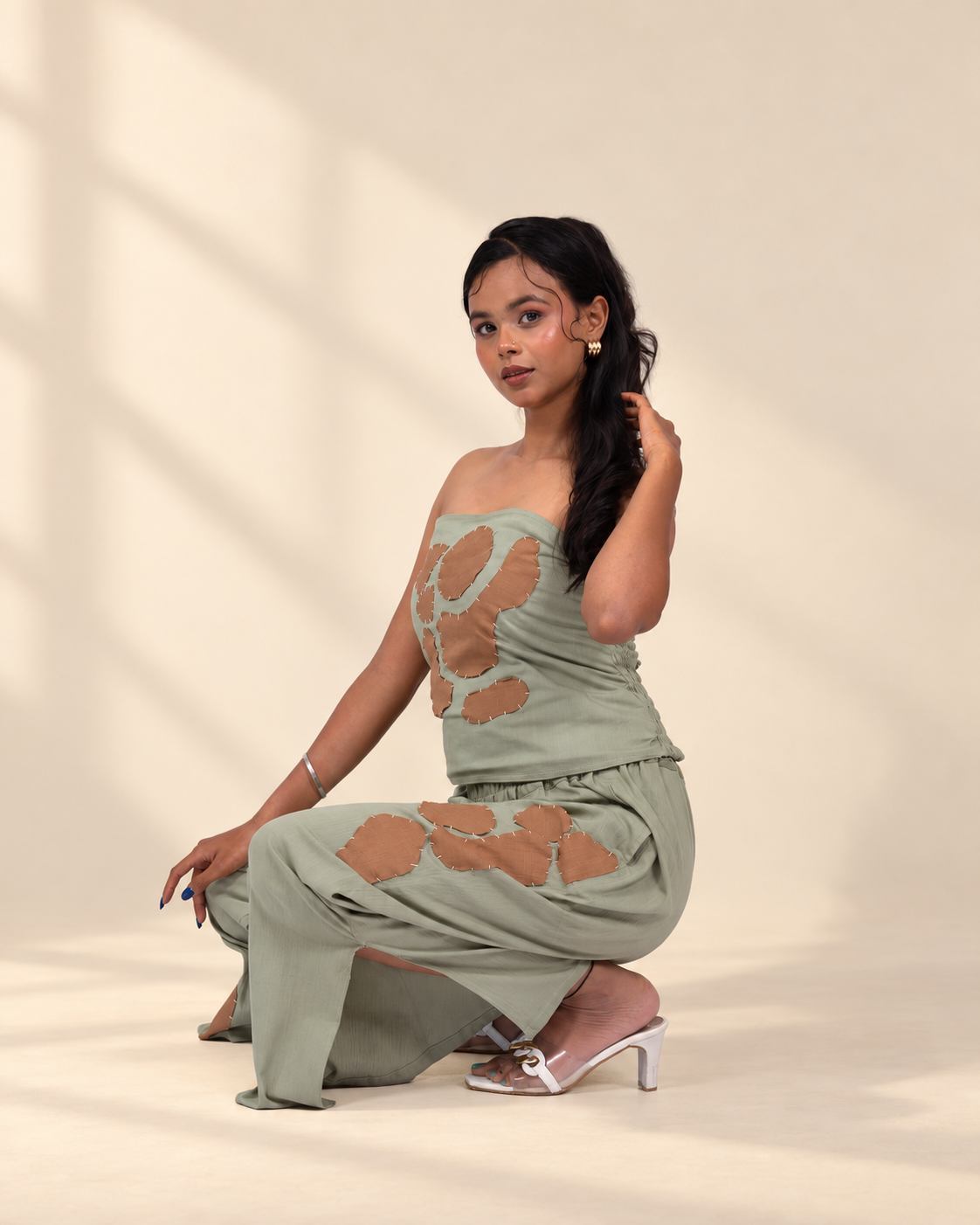 Two pice denim co-ord set
